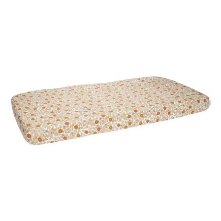 Drap-housse pour berceau Vintage Little Flowers 40 x 80 cm, multicolore | Little Dutch