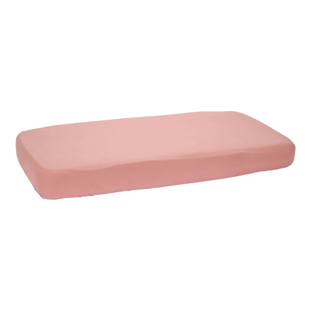 Drap-housse 70 x 140/150 cm - Pure Pink Blush | Little Dutch