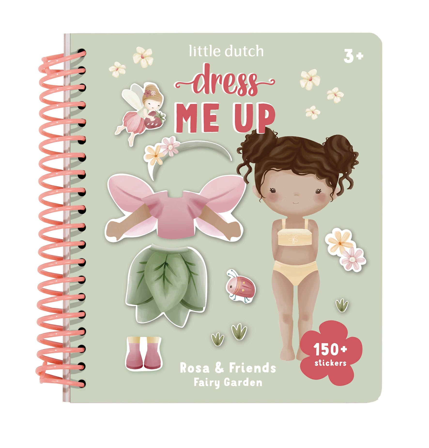 Sticker book Dress Me Up - Fairy Garden | Little Dutch