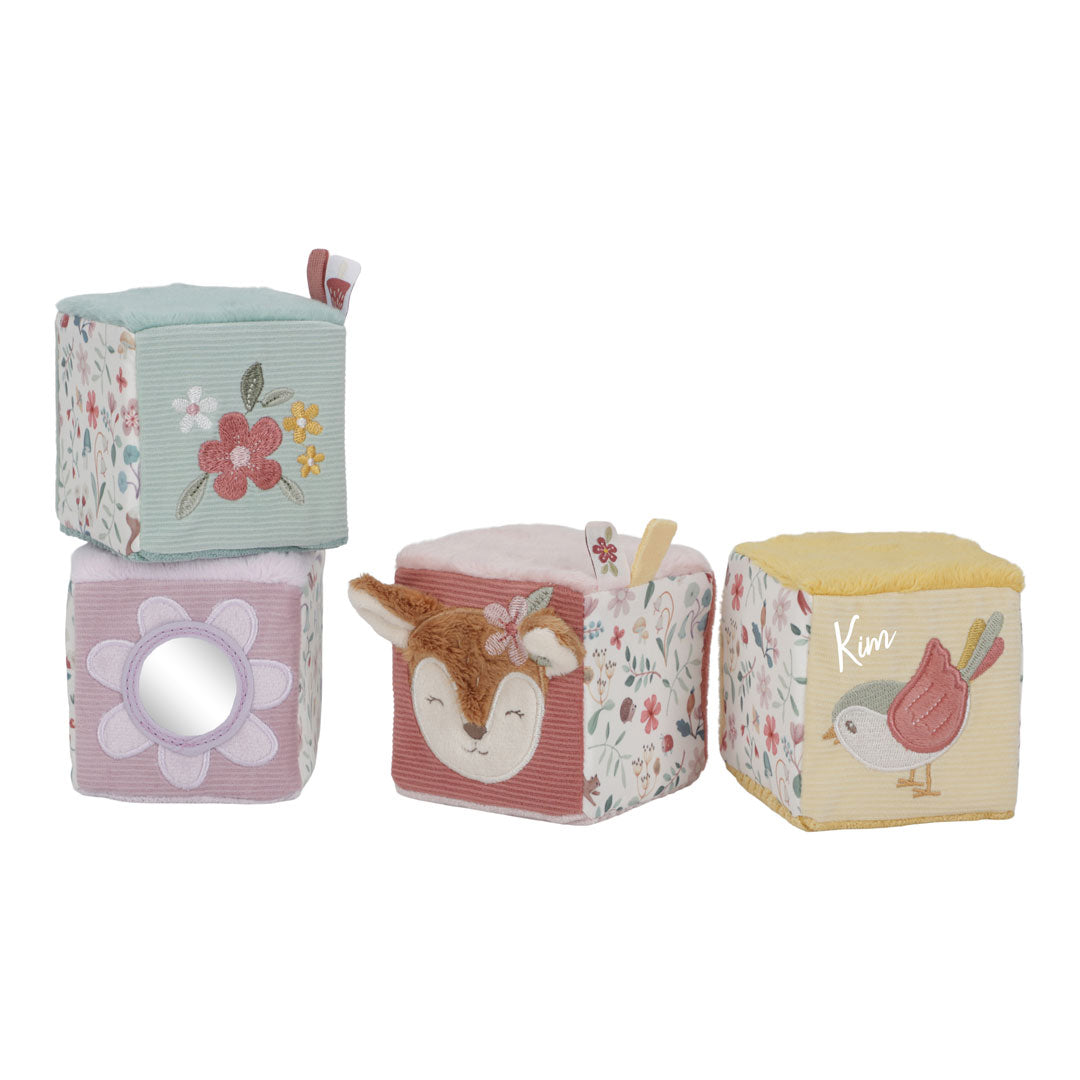 Set de cubes en tissu Jardin des Fées