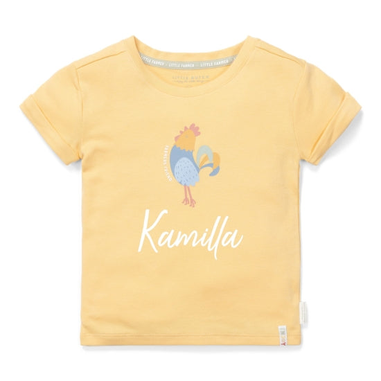 Kurzarm T-Shirt Sunny Yellow für Babys und Kinder