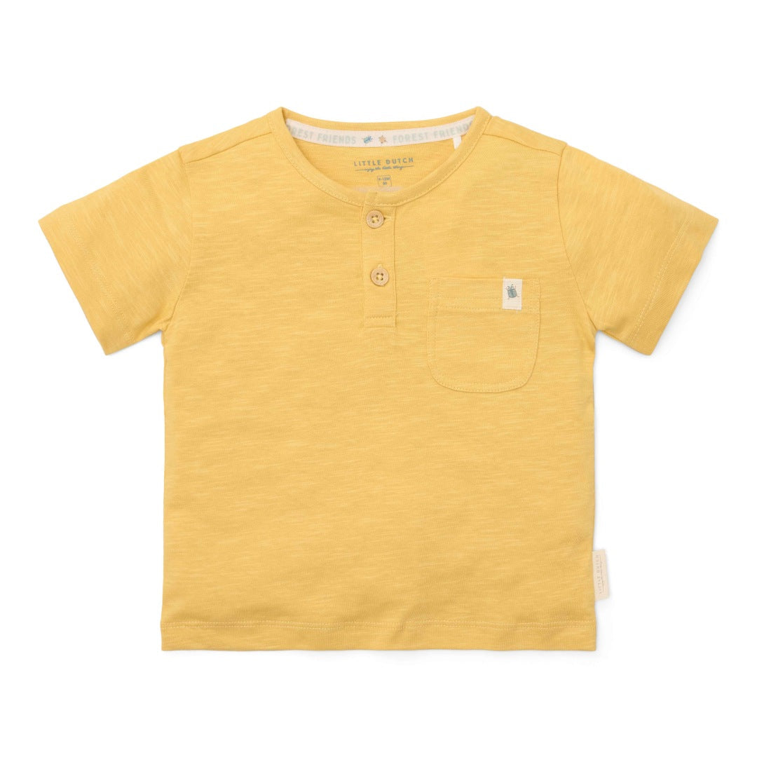 T-Shirt kurzarm Yellow | Little Dutch