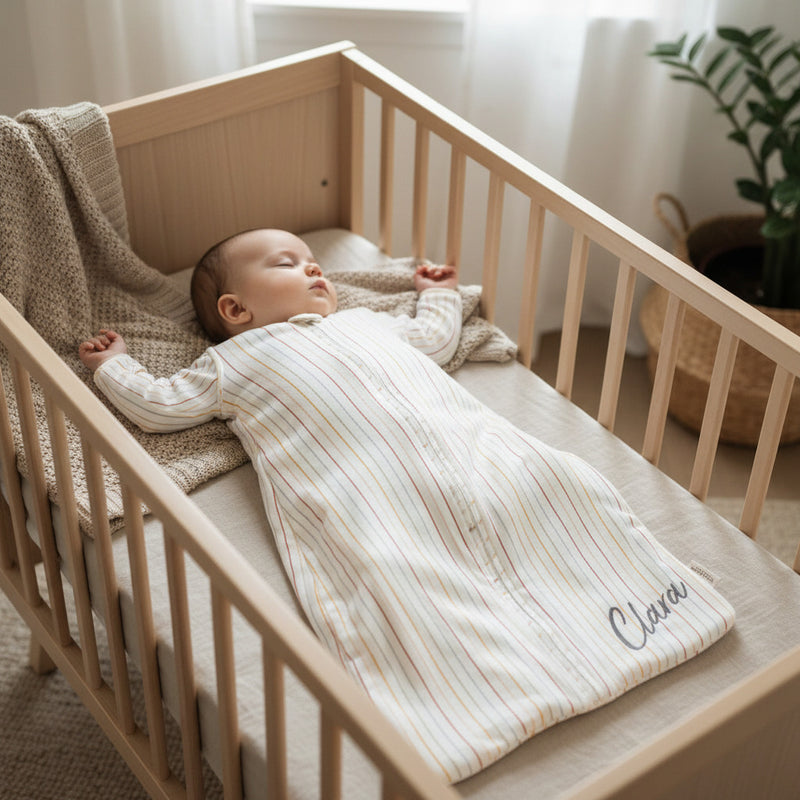 Personalisierter Winter Babyschlafsack 70 cm – gemütlicher Schlaf für dein Baby