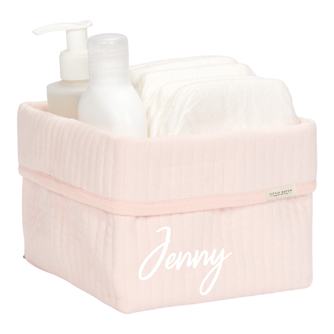 Panier d'allaitement Pure Soft Pink, petit | Little Dutch