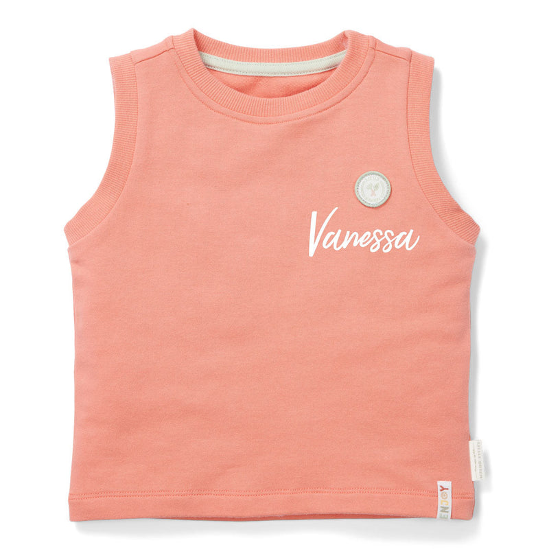 Top Little Farmer Rouge – Top pour enfants avec motif de ferme