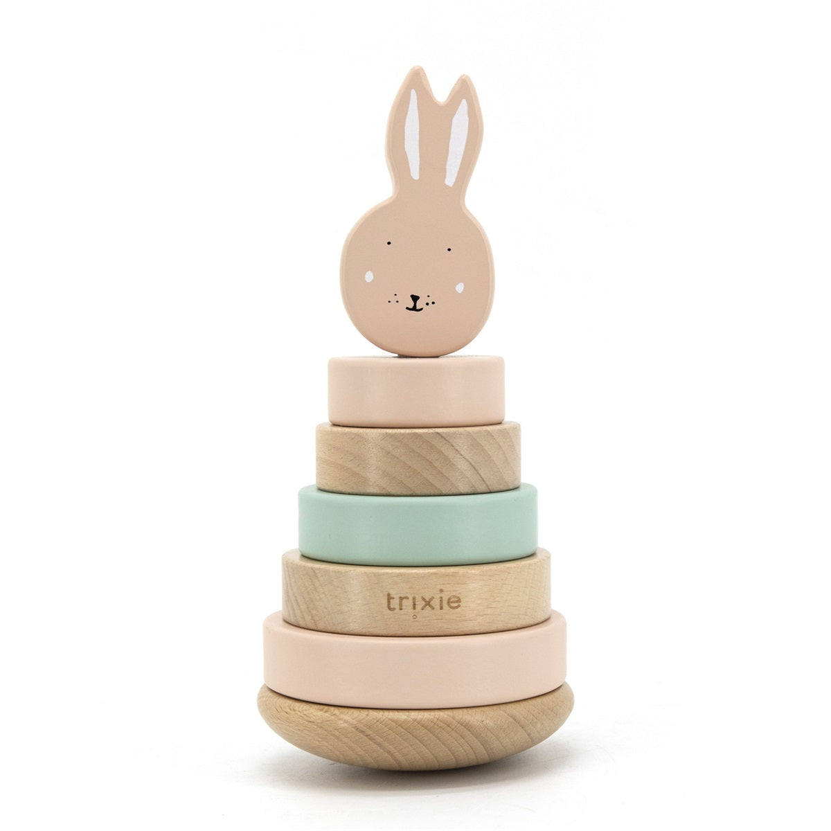 Stapelturm Frau Hase Holz - Zur Geburt | Trixie