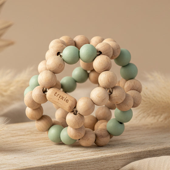 Ball wooden beads - Mint | Trixie