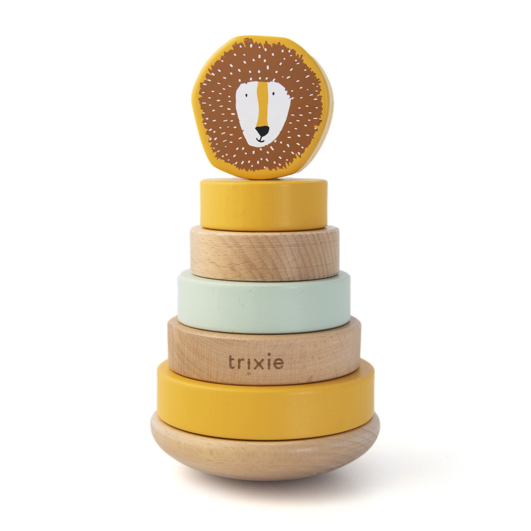 Wooden Stacking Tower - Mr. Lion - For Birth | Trixie