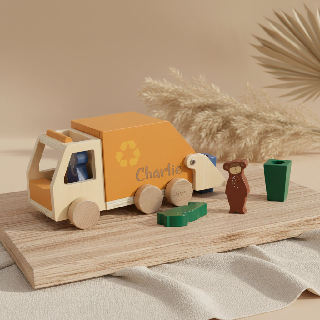 Camion poubelle en bois | Trixie