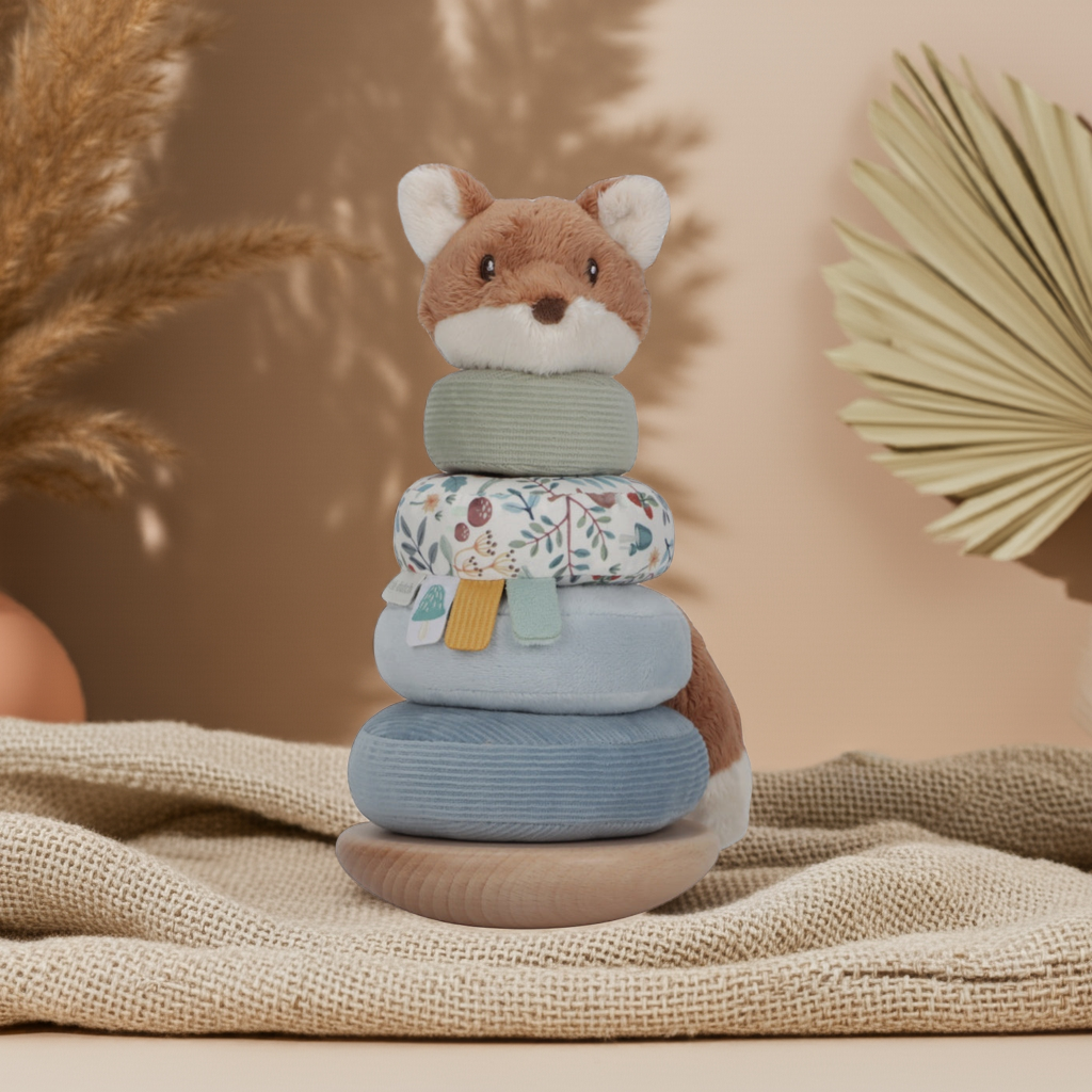 Stacking tower with rings Forest Friends