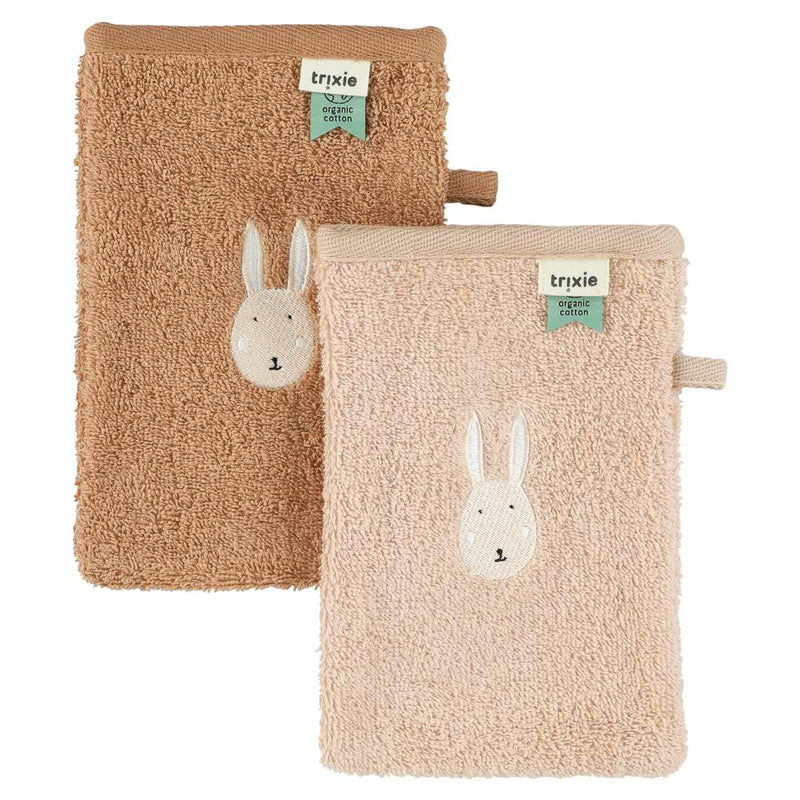 Wash Mitt 2-pack - Mrs. Rabbit | Trixie