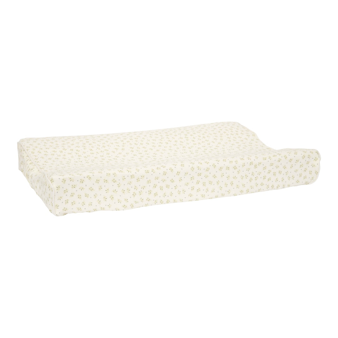 Changing mat cover muslin Blueberry Leaves | Little Dutch