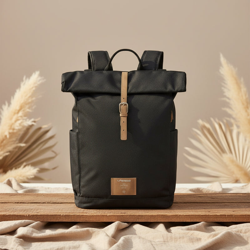 Wickelrucksack - Rolltop Backpack, Denim Blue (Limited Edition) | Lässig