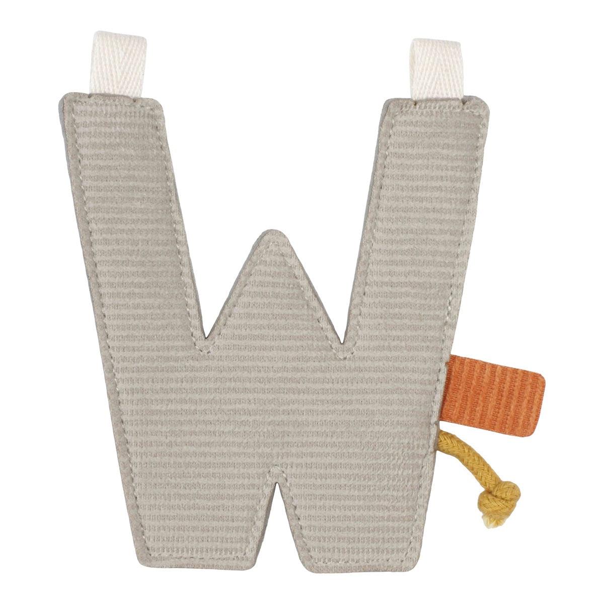 Garland element letter W
