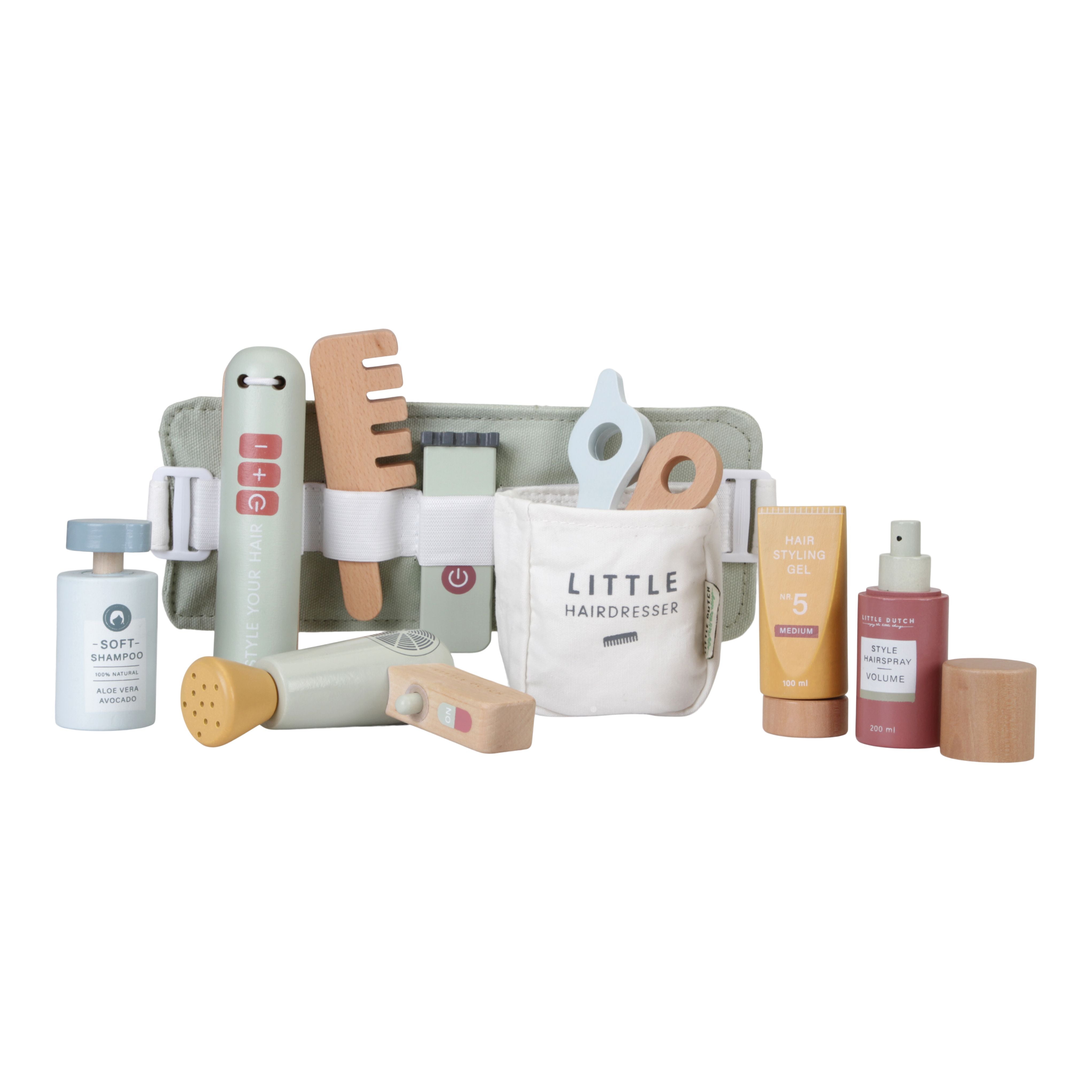 Children's Wooden Hairdressing Set