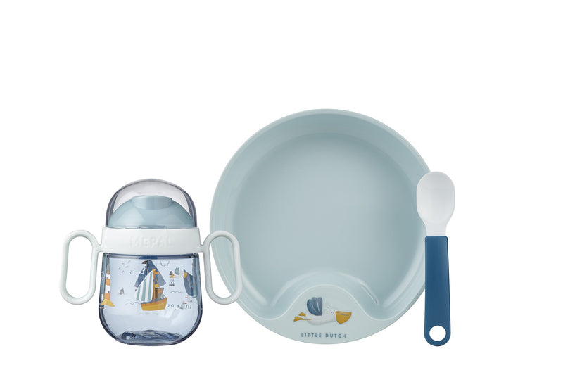 Babygeschirr-Set Baby 3-teilig - Sailors Bay | Little Dutch x Mepal