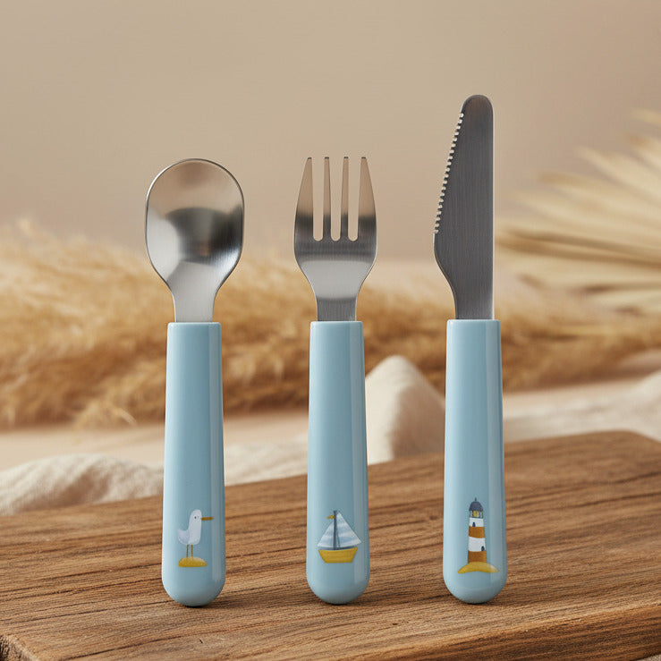 Children's Cutlery Set Baby Sailors Bay | Little Dutch x Mepal