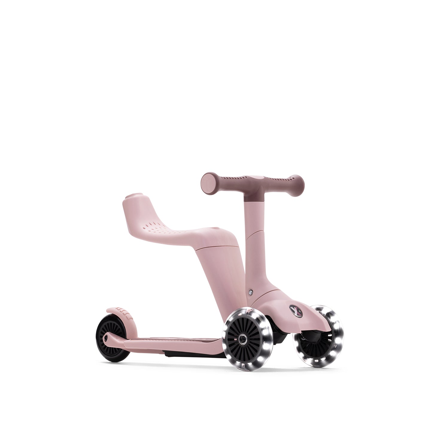 Mitwachsender Kinder Scooter mit Sitz für Kleinkinder ab 12 Monaten – ideal für erste Fahrversuche und sichere Bewegung