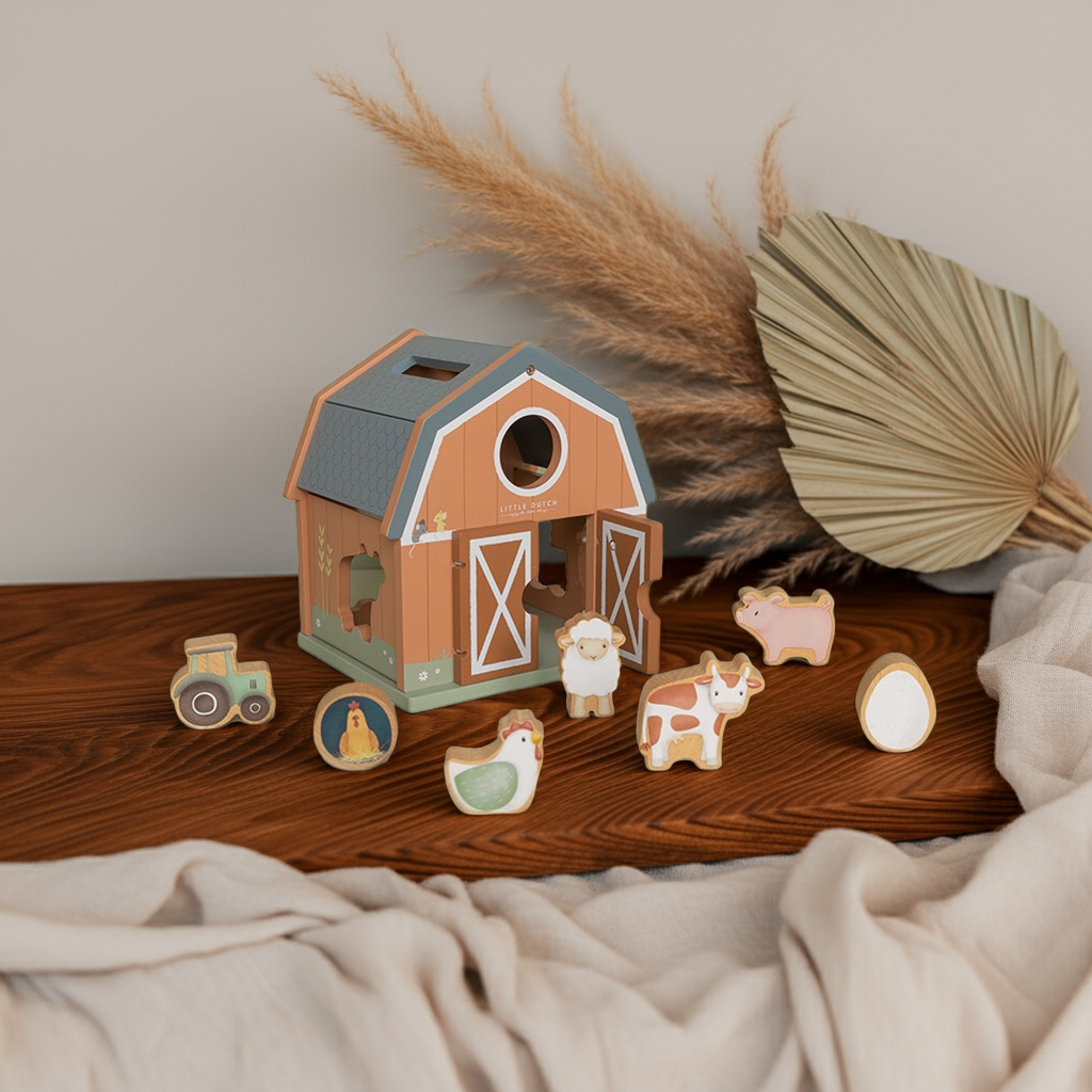 Formen-Steckspiel Little Farm
