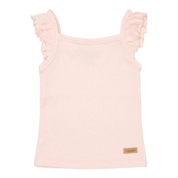 Top mit Rüschen Flowers & Butterflies Pink | Little Dutch
