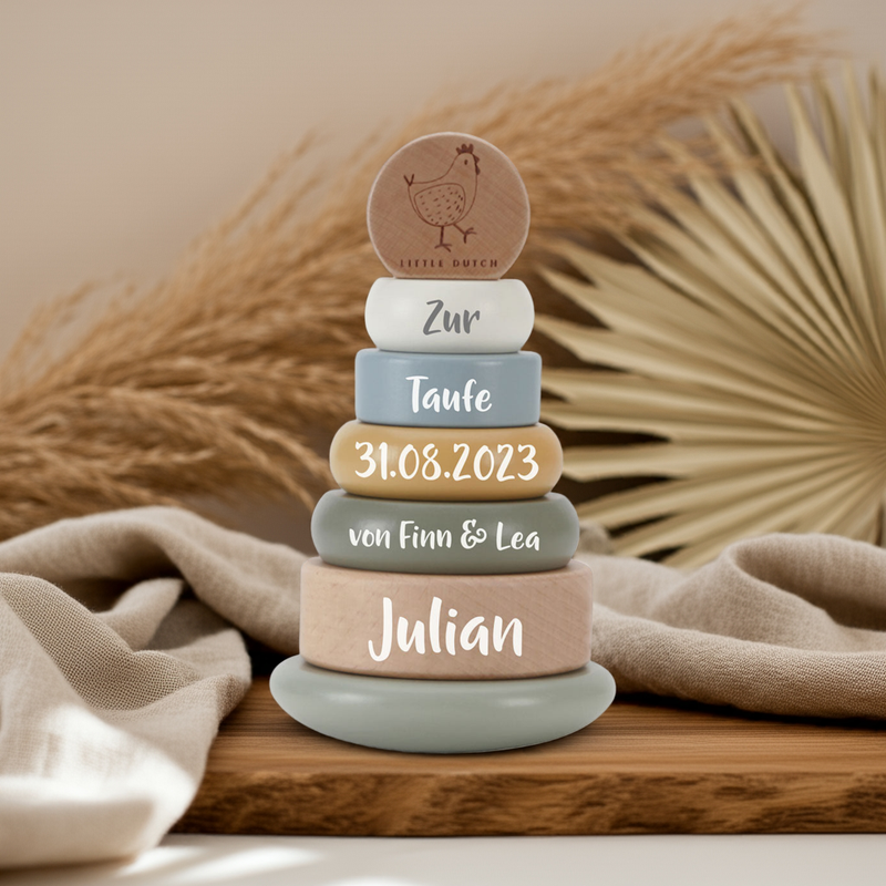 Stapelturm Little Farm - Zur Taufe